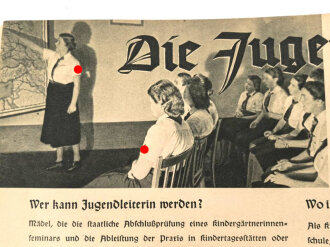 "Mädel was willst du werden? " Mädelberufe in der NS Volkswohlfahrt, Werbebroschüre über DIN A5