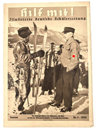 Hilf Mit! - Illustrierte deutsche Schülerzeitung " Der Reichsportführer von Tschammer und Osten", Nr.14, Januar 1939