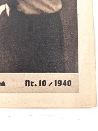 Hilf Mit! - Illustrierte deutsche Schülerzeitung "Den Verwundeten gilt unsere Hilfe und unser Dank", Nr. 10, Juli 1940