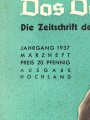 Das Deutsche Mädel - Die Zeitschrift des BDM, Jahrgang 1937 Märzheft