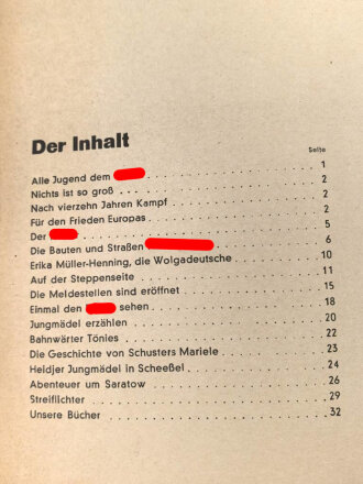 Das Deutsche Mädel - Die Zeitschrift des BDM, Jahrgang 1937 Aprilheft
