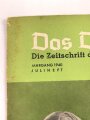 Das Deutsche Mädel - Die Zeitschrift des BDM, Jahrgang 1940 Juliheft