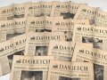 "Das Reich" Deutsche Wochenzeitung, 14 Ausgaben von 1943 und 1944. Jeweils nicht auf Vollständigkeit geprüft