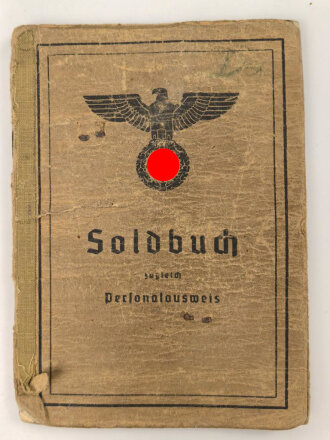 Soldbuch Heer,  ausgestellt 15.5.1941 bei Infanterie Ersatz Btl 698