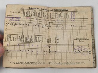 Soldbuch Heer,  ausgestellt 15.5.1941 bei Infanterie Ersatz Btl 698