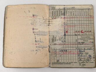 Soldbuch Heer,  ausgestellt 15.5.1941 bei Infanterie Ersatz Btl 698