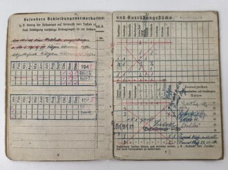 Soldbuch Heer,  ausgestellt 15.5.1941 bei Infanterie Ersatz Btl 698