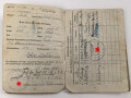 Soldbuch Heer,  ausgestellt 15.5.1941 bei Infanterie Ersatz Btl 698