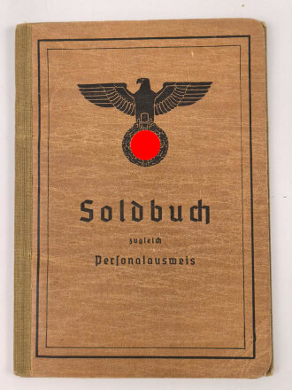 Afrikakorps Soldbuch Heer, ausgestellt 8.5.1942 bei...