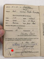 Afrikakorps Soldbuch Heer, ausgestellt 8.5.1942 bei Panzer Regiment 8