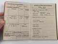 Afrikakorps Soldbuch Heer, ausgestellt 8.5.1942 bei Panzer Regiment 8