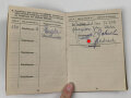 Afrikakorps Soldbuch Heer, ausgestellt 8.5.1942 bei Panzer Regiment 8