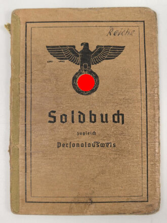 Soldbuch Heer, ausgestellt 14.10.1942 bei Stamm Kp. Pz. Gren. Ers. Btl. 101