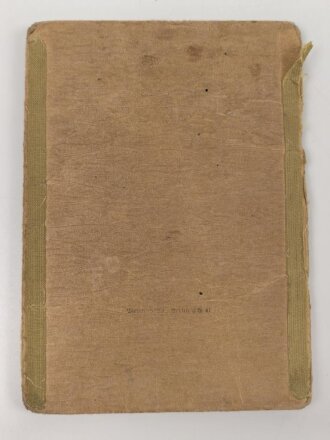 Soldbuch Heer, ausgestellt 14.10.1942 bei Stamm Kp. Pz. Gren. Ers. Btl. 101