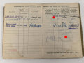 Soldbuch Heer, ausgestellt 14.10.1942 bei Stamm Kp. Pz. Gren. Ers. Btl. 101