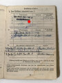 Soldbuch Heer, ausgestellt 14.10.1942 bei Stamm Kp. Pz. Gren. Ers. Btl. 101