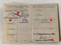 Soldbuch Heer, ausgestellt 14.10.1942 bei Stamm Kp. Pz. Gren. Ers. Btl. 101