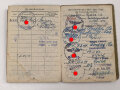 Soldbuch Heer, ausgestellt 14.10.1942 bei Stamm Kp. Pz. Gren. Ers. Btl. 101