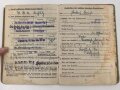 Soldbuch Heer, ausgestellt 14.10.1942 bei Stamm Kp. Pz. Gren. Ers. Btl. 101