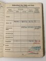 Soldbuch Heer, ausgestellt 14.10.1942 bei Stamm Kp. Pz. Gren. Ers. Btl. 101