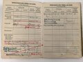 Soldbuch Heer, ausgestellt 14.10.1942 bei Stamm Kp. Pz. Gren. Ers. Btl. 101