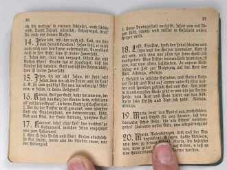 Katholisches Feldgesangbuch, 95 Seiten, Kleinformat, gebraucht