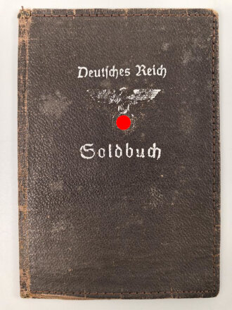 Deutsches Reich "Soldbuch" Hülle, entnazifiziert