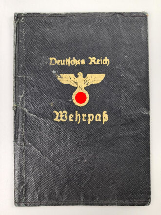 Deutsches Reich "Wehrpaß" Hülle