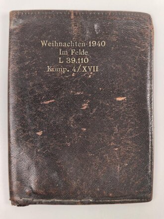 Ausweishülle "Weihnachten 1940, im Felde L...