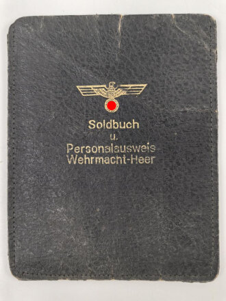 "Soldbuch u. Personalausweis Wehrmacht-Heer"...