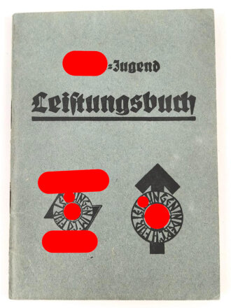 Hitler-Jugend Leistungsbuch eines Angehörigen aus...