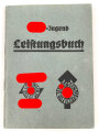Hitler-Jugend Leistungsbuch eines Angehörigen aus Ried  im Innkreis, Bann 541 , eingetragenes Leistungsabzeichen in silber, 1940
