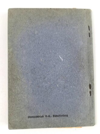 Leistungsbuch des Bundes deutscher Mädel in der Hitler-Jugend, Teil II mit wenigen Einträgen