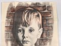 Plakat "Berliner Kinder suchen einen Platz an der Sonne" Hilfswerk Berlin Stiftung des Bürgerlichen Rechts Frankfurt am Main, Maße: 42 x 59 cm. Vermutlich aus der  Nachkriegszeit