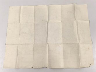 Deutsche Heereskarte "Stuttgart" Ausgabe Nr. 2, datiert 1944, gebraucht, Maße 50 x 66 cm