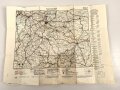 Deutsche Heereskarte "Stuttgart" Ausgabe Nr. 2, datiert 1944, gebraucht, Maße 50 x 66 cm