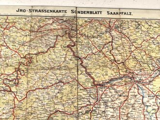 "Jro - Strassenkarte Sonderblatt Saarpfalz"...