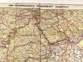 "Jro - Strassenkarte Sonderblatt Saarpfalz" stark gebraucht, Maße 82 x 85 cm
