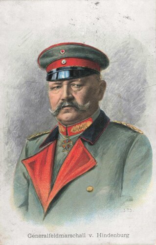 1. Weltkrieg, Ansichtskarte " Generalfeldmarschall...