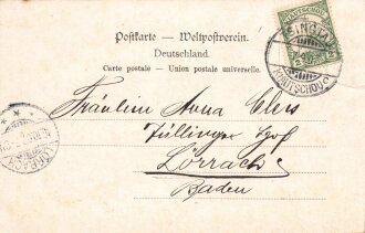Postkarte "Tsingtau, Oberförsterei" China,...
