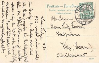 Postkarte "Tsingtau Hohenloheweg" China,...