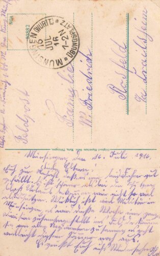1. Weltkrieg Feldpostkarte...