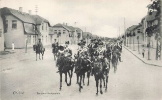 1. Weltkrieg Postkarte "Truppenüberungsplatz...