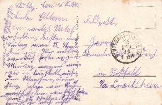 1. Weltkrieg Feldpostkarte "Stuttgart,...
