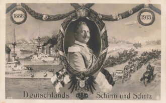 1. Weltkrieg Ansichtskarte "Deutschlands Schirm und...