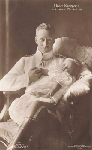 1. Weltkrieg Ansichtskarte "Unser Kronprinz mit...