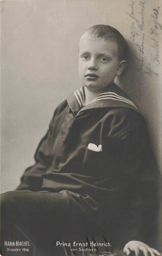 1. Weltkrieg Ansichtskarte "Prinz Ernst Heinrich"