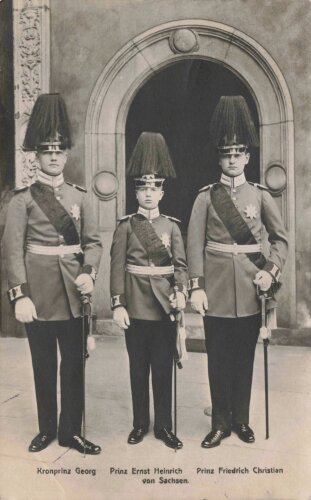 1. Weltkrieg Ansichtskarte "Kronprinz Georg, Prinz...