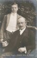 1. Weltkrieg Ansichtskarte "König Friedrich August und Kronprinz Georg von Sachsen"