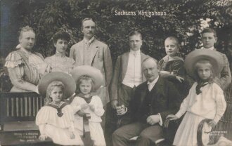 1. Weltkrieg Ansichtskarte "Sachsens...